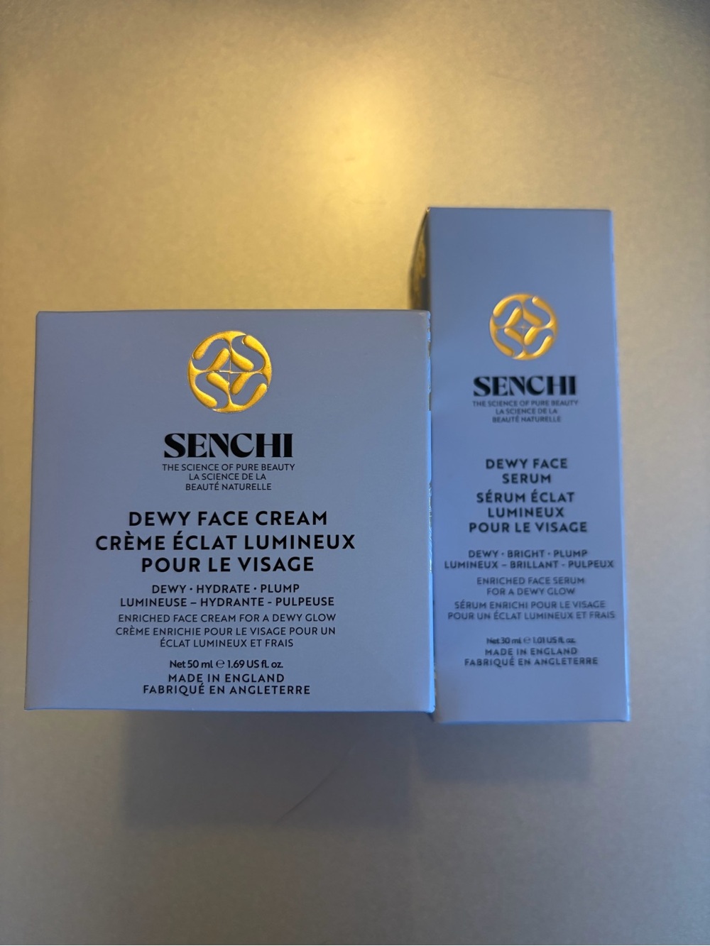 NWT Senchi Dewy Face Set. Made in England